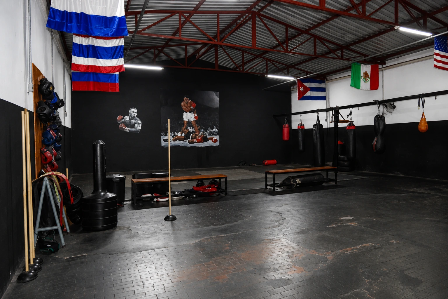 Salão de treino da Fight Club Custom